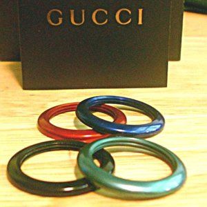 Vintage Set of 4 Gucci Metal Bezels for the 1100 11/12.2 1200 series wat…